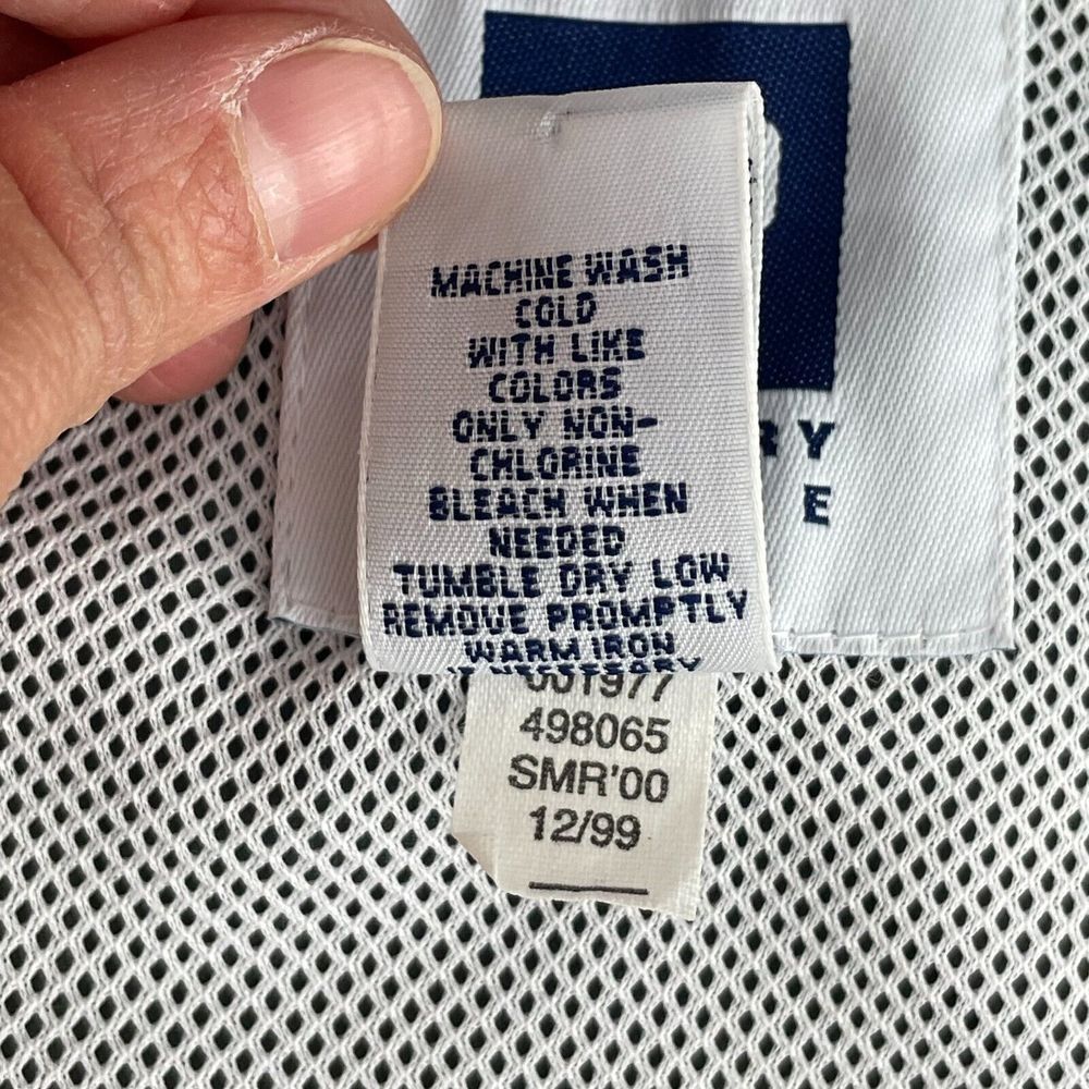 Vintage GAP Performance Jacket Men Medium Grey Fu… - image 8